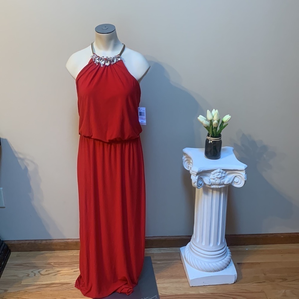 MSK Red Formal Dress